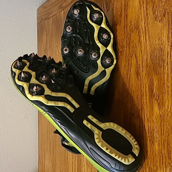 Brooks Sprinter spikes size 7 women's metallic green - Picture 3 of 7